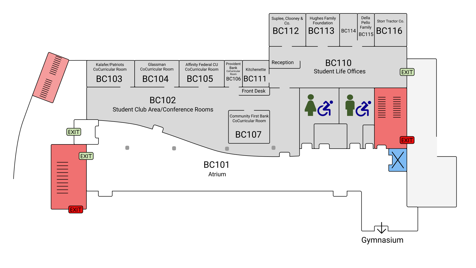 Bateman Center - First Floor