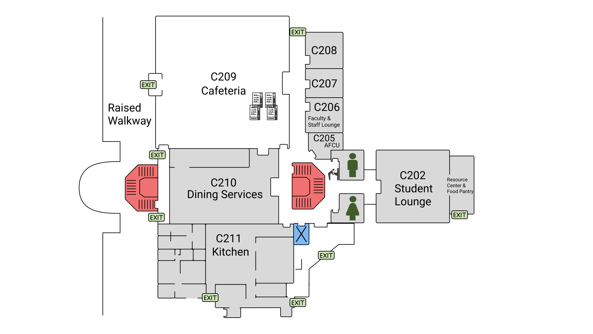College Center - Second Floor