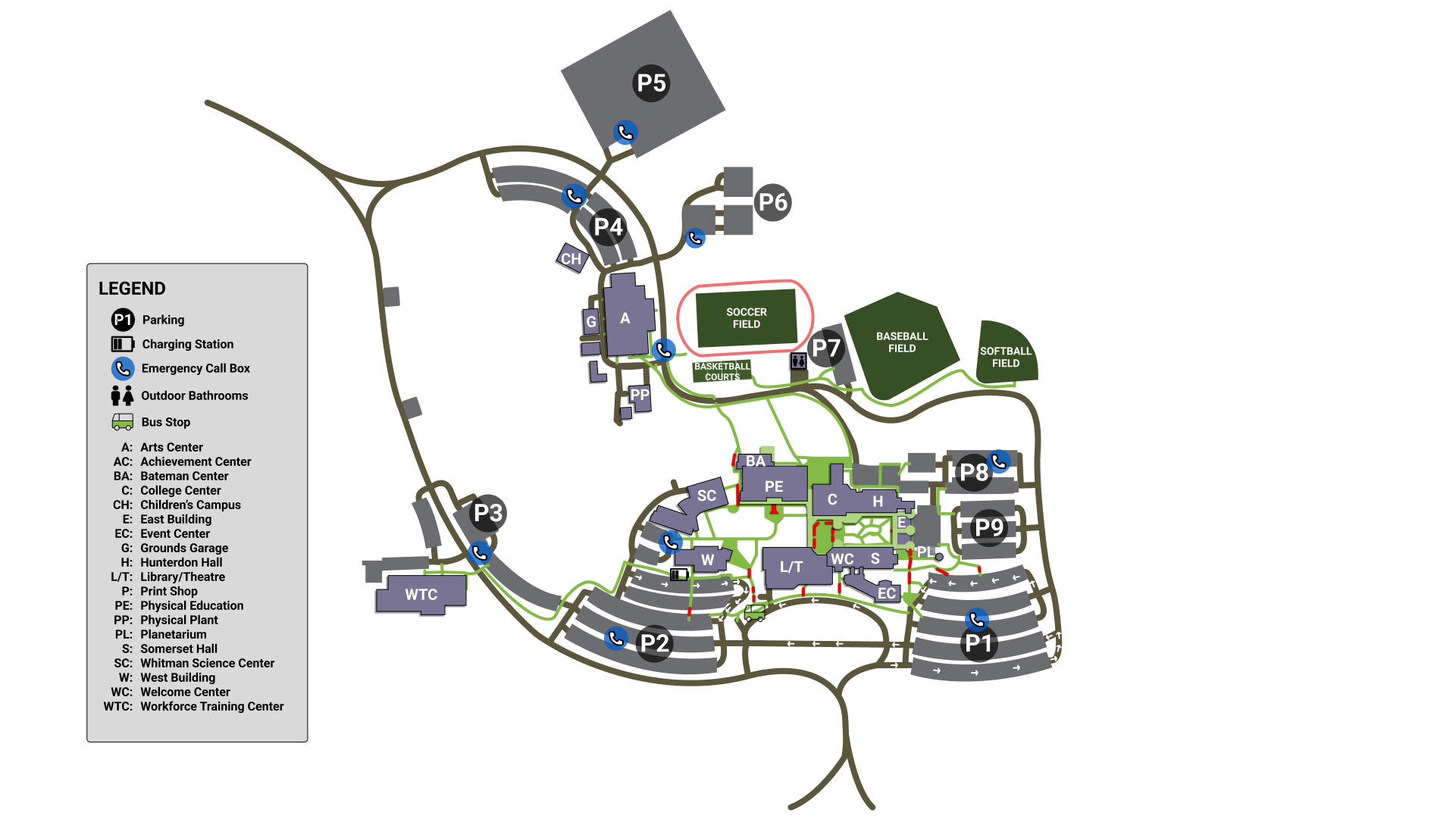 RVCC Campus Map