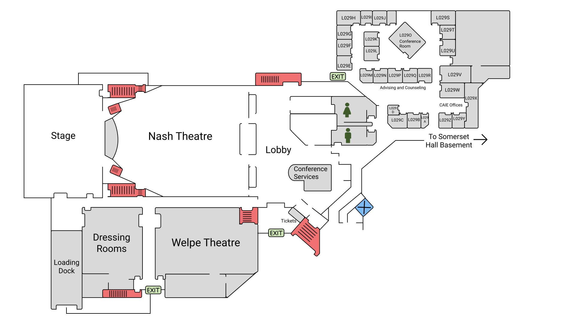 Library/Theatre - Basement